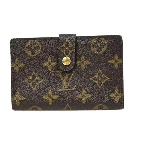 LOUIS VUITTON Portefeuille Viennois Bifold Wallet Monogram Brown M61674 05EB349 - Picture 1 of 15